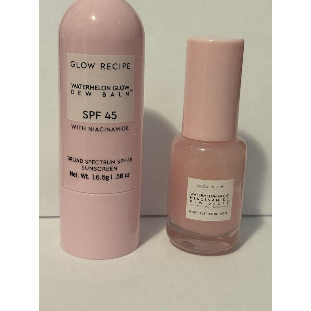 Glow Recipe Watermelon Glow Niacinamide Dew Drops & Balm Sunscreen Stick SPF 45